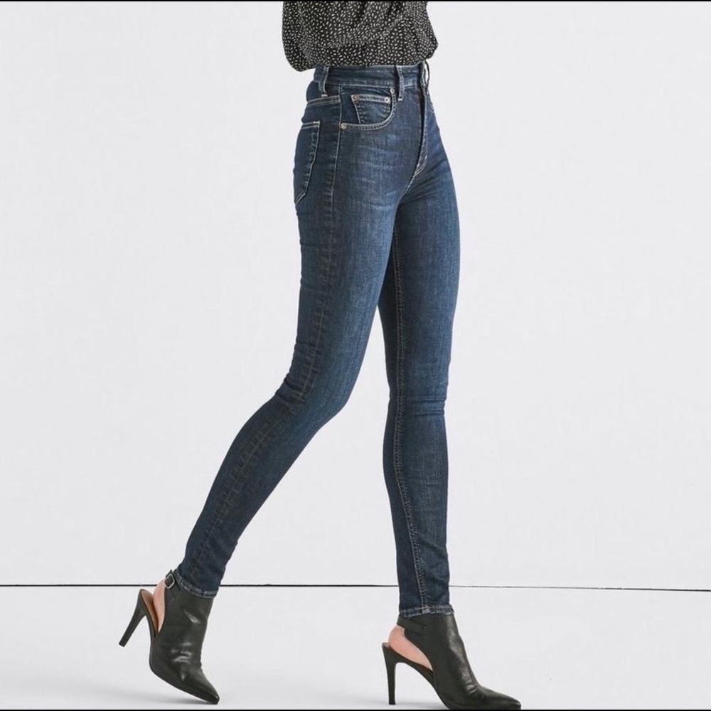 NWOT Lucky Brand x Orta Mill Bella High Rise Skinny Jeans